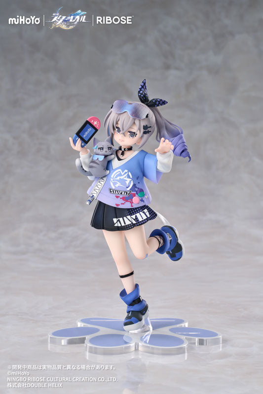 PRE-ORDER Ribose - RISE UP+ Honkai: Star Rail Chibi Cat Series Figure - Silver Wolf
