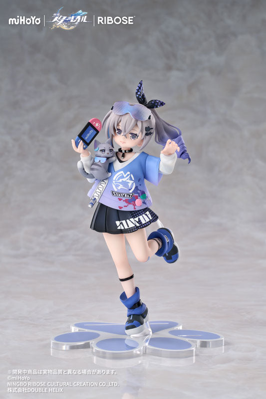 PRE-ORDER Ribose - RISE UP+ Honkai: Star Rail Chibi Cat Series Figure - Silver Wolf