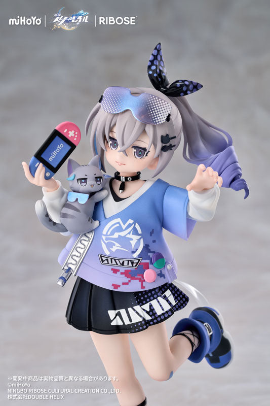 PRE-ORDER Ribose - RISE UP+ Honkai: Star Rail Chibi Cat Series Figure - Silver Wolf