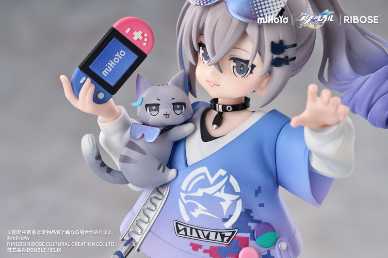 PRE-ORDER Ribose - RISE UP+ Honkai: Star Rail Chibi Cat Series Figure - Silver Wolf