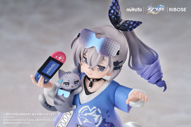 PRE-ORDER Ribose - RISE UP+ Honkai: Star Rail Chibi Cat Series Figure - Silver Wolf