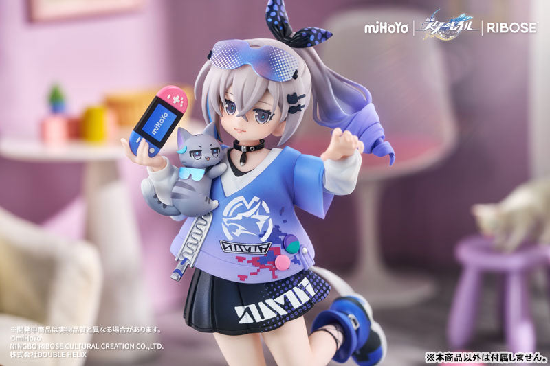 PRE-ORDER Ribose - RISE UP+ Honkai: Star Rail Chibi Cat Series Figure - Silver Wolf