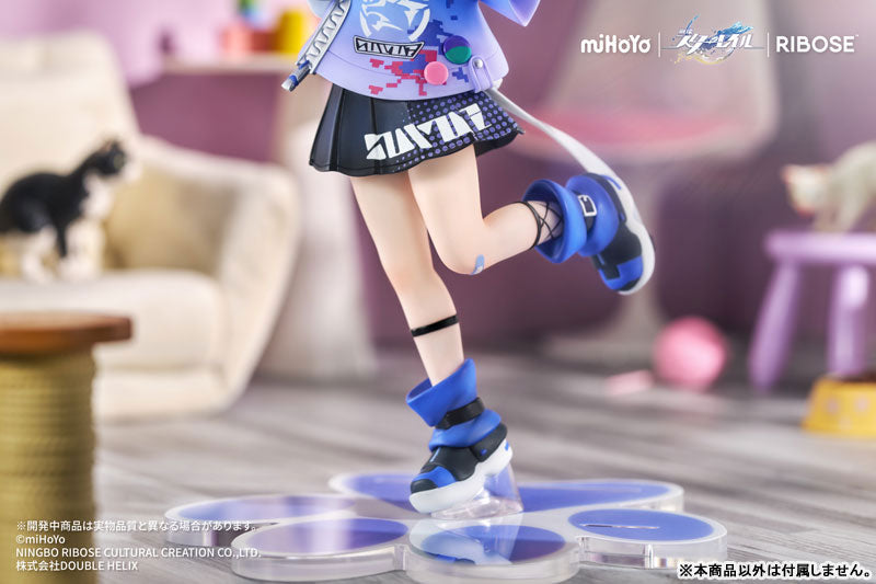 PRE-ORDER Ribose - RISE UP+ Honkai: Star Rail Chibi Cat Series Figure - Silver Wolf