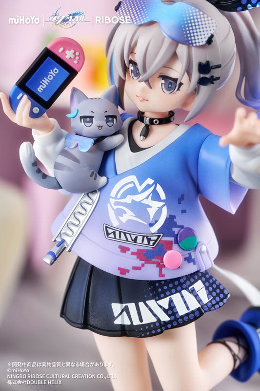 PRE-ORDER Ribose - RISE UP+ Honkai: Star Rail Chibi Cat Series Figure - Silver Wolf