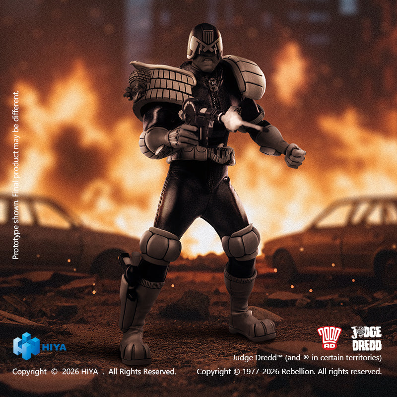 PRE-ORDER Hiya Toys - Exquisite Super Series - Judge Dredd - Judge Dredd: Black and White ver. 1/12