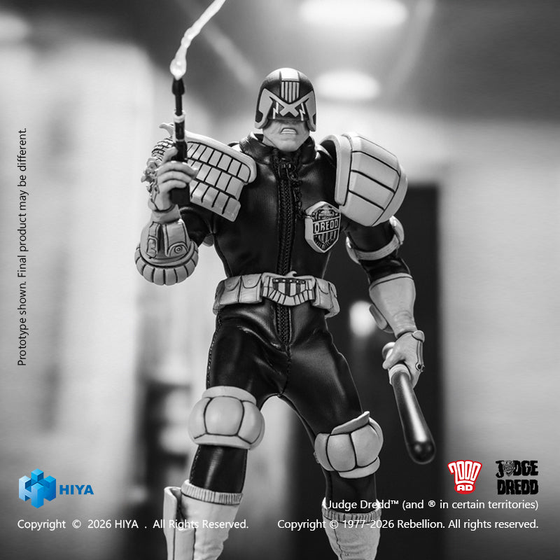 PRE-ORDER Hiya Toys - Exquisite Super Series - Judge Dredd - Judge Dredd: Black and White ver. 1/12