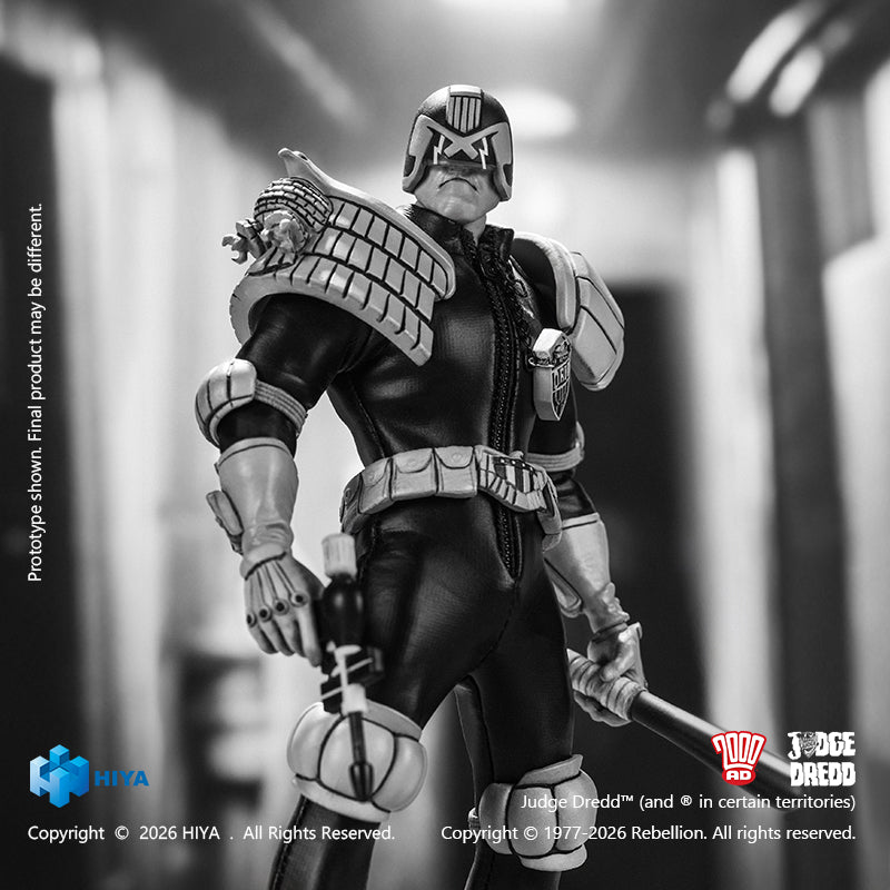 PRE-ORDER Hiya Toys - Exquisite Super Series - Judge Dredd - Judge Dredd: Black and White ver. 1/12