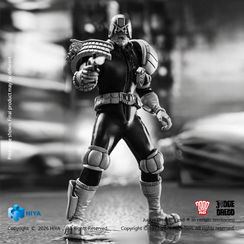 PRE-ORDER Hiya Toys - Exquisite Super Series - Judge Dredd - Judge Dredd: Black and White ver. 1/12