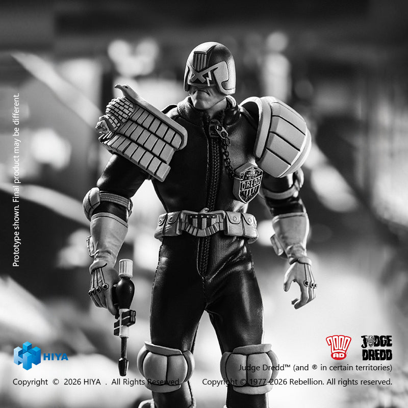 PRE-ORDER Hiya Toys - Exquisite Super Series - Judge Dredd - Judge Dredd: Black and White ver. 1/12