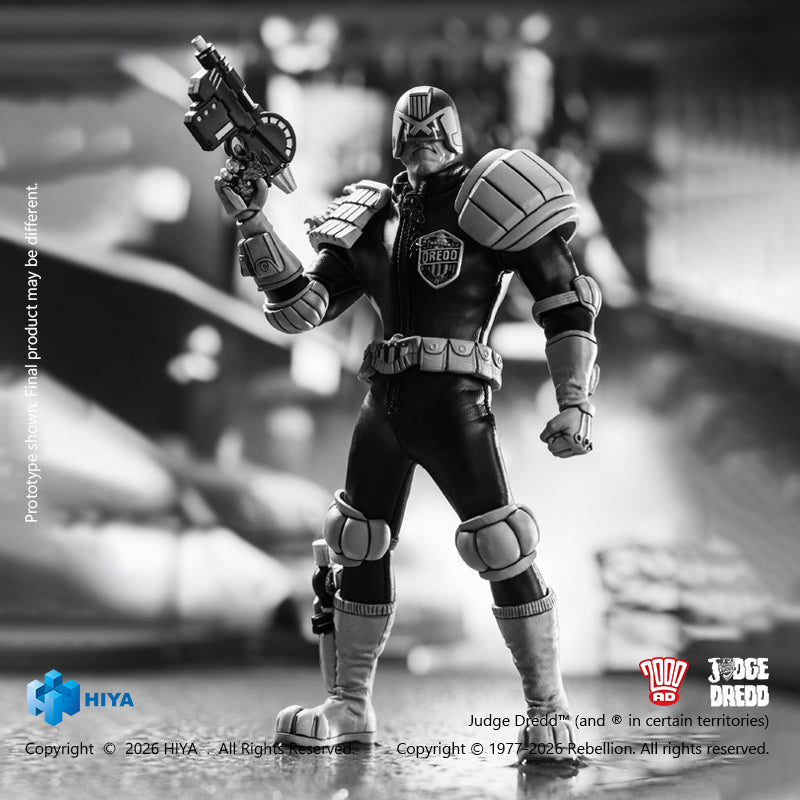 PRE-ORDER Hiya Toys - Exquisite Super Series - Judge Dredd - Judge Dredd: Black and White ver. 1/12