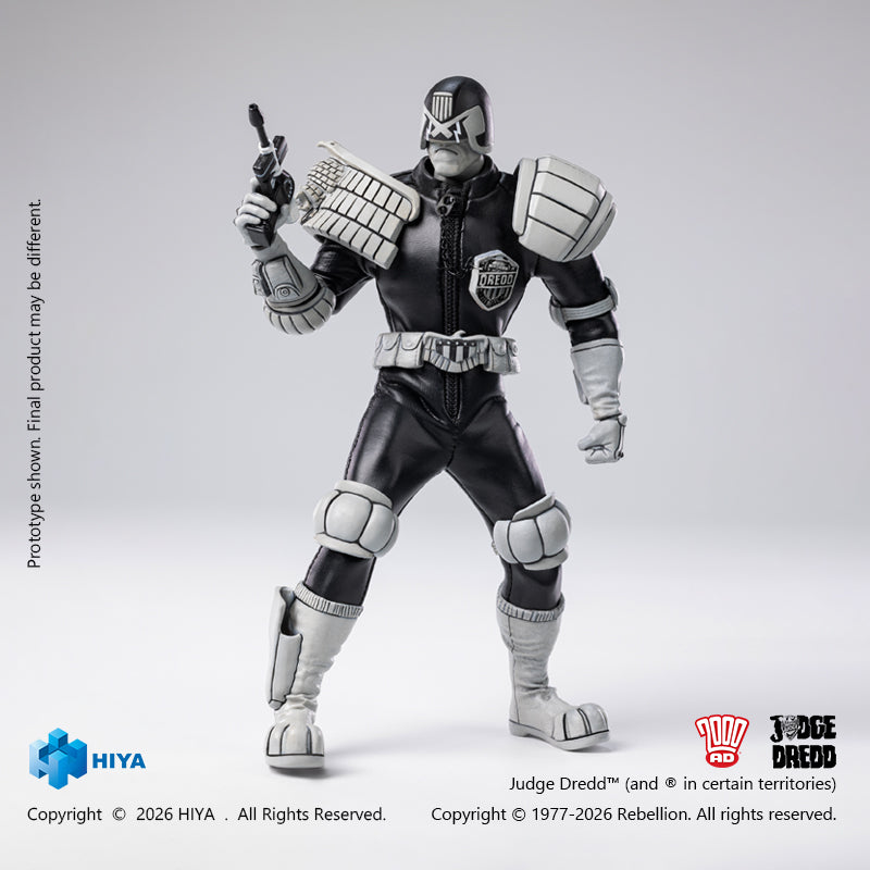 PRE-ORDER Hiya Toys - Exquisite Super Series - Judge Dredd - Judge Dredd: Black and White ver. 1/12