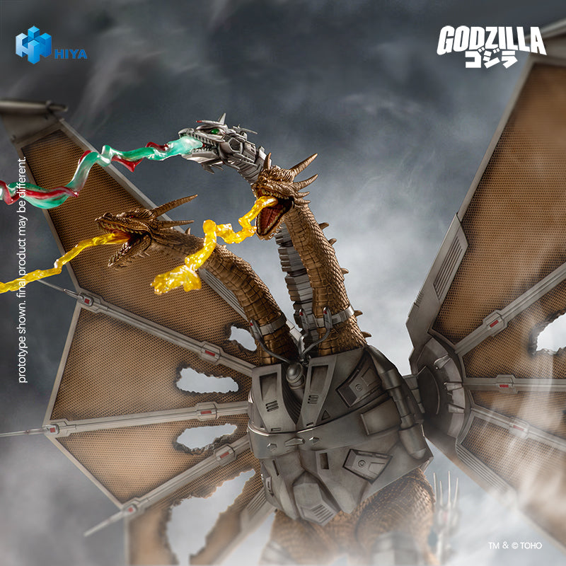 PRE-ORDER Hiya Toys - Exquisite Basic Series - Godzilla vs. King Ghidorah - Mecha King Ghidorah: Battle Damaged Ver.