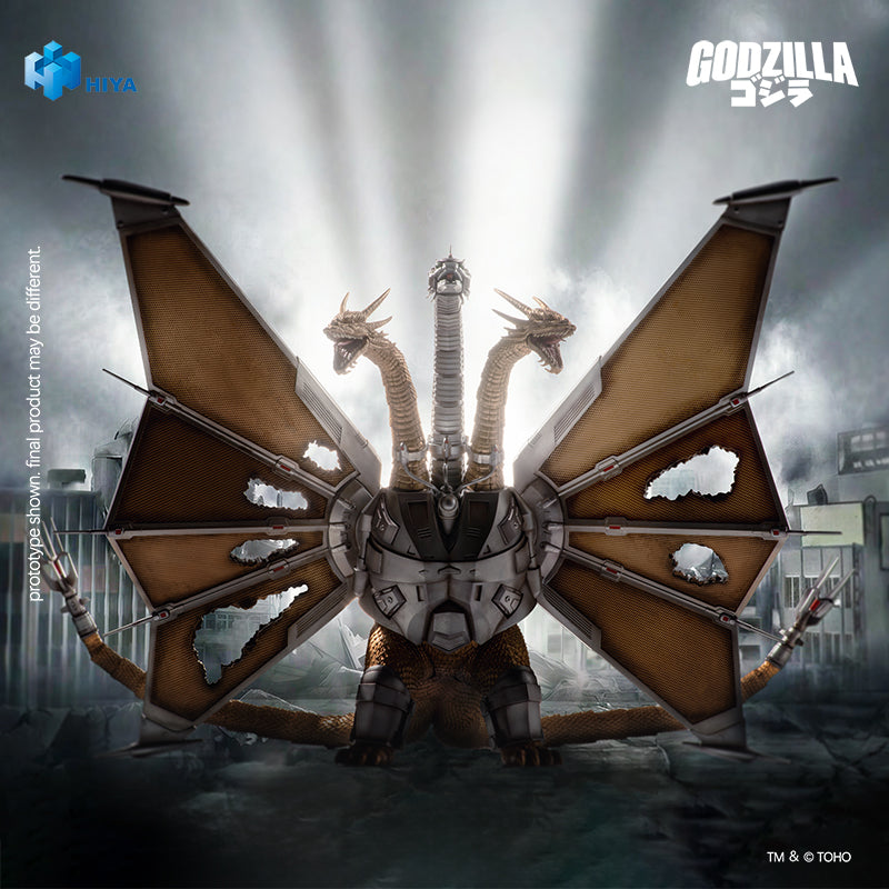PRE-ORDER Hiya Toys - Exquisite Basic Series - Godzilla vs. King Ghidorah - Mecha King Ghidorah: Battle Damaged Ver.