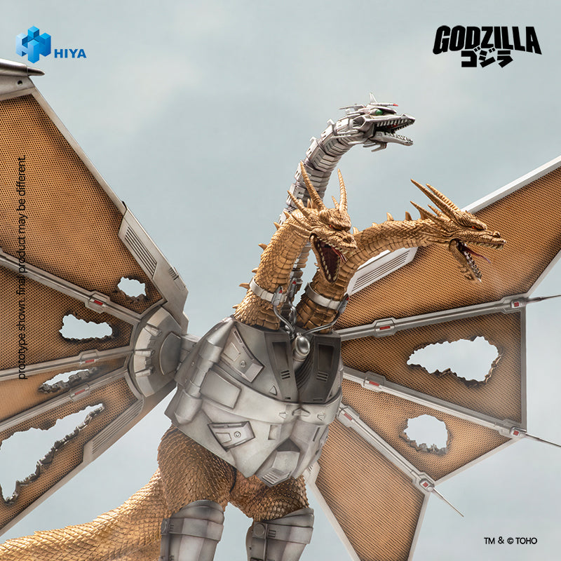 PRE-ORDER Hiya Toys - Exquisite Basic Series - Godzilla vs. King Ghidorah - Mecha King Ghidorah: Battle Damaged Ver.