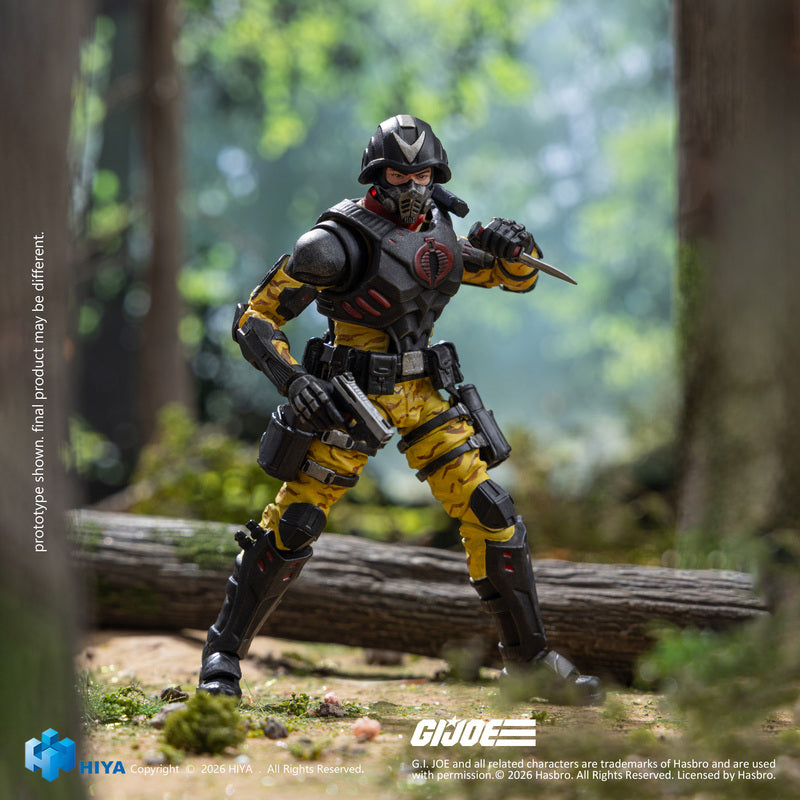 PRE-ORDER Hiya Toys - Exquisite Mini Series - G.I.Joe - Cobra Officer: Python Patrol Ver. 1/18