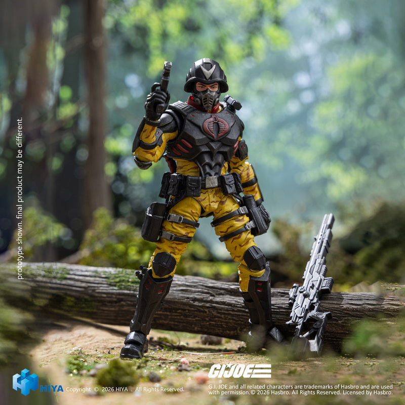 PRE-ORDER Hiya Toys - Exquisite Mini Series - G.I.Joe - Cobra Officer: Python Patrol Ver. 1/18
