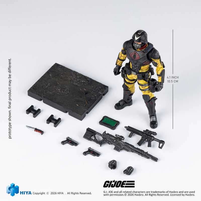 PRE-ORDER Hiya Toys - Exquisite Mini Series - G.I.Joe - Cobra Officer: Python Patrol Ver. 1/18