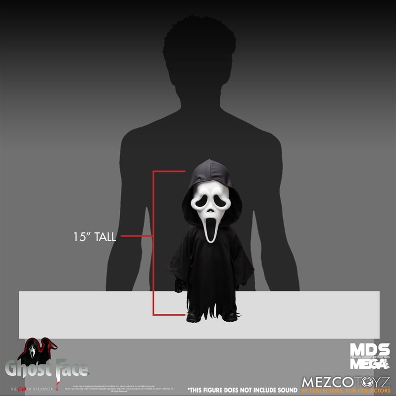 PRE-ORDER Mezco Toyz - MDS Mega Scale - Ghostface - Ghost Face [January 2027]