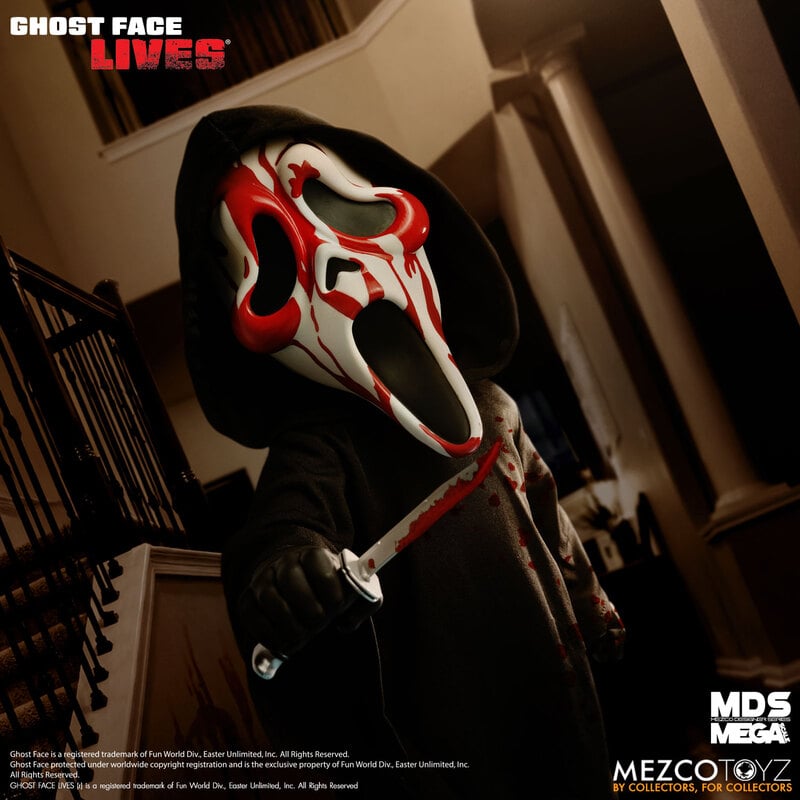 PRE-ORDER Mezco Toys - MDS Mega Scale - Scream - Bloody Ghostface