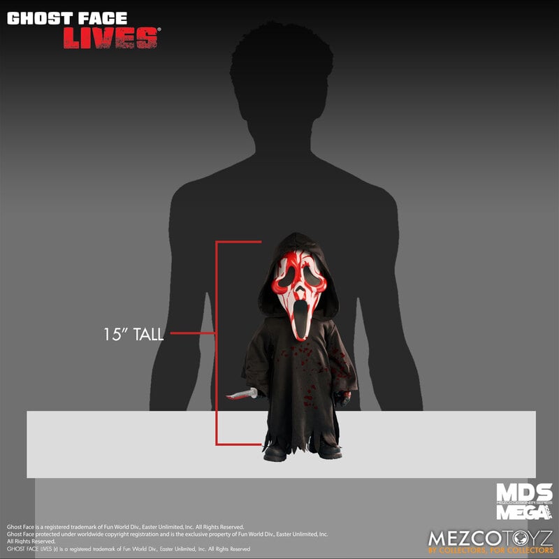 PRE-ORDER Mezco Toys - MDS Mega Scale - Scream - Bloody Ghostface