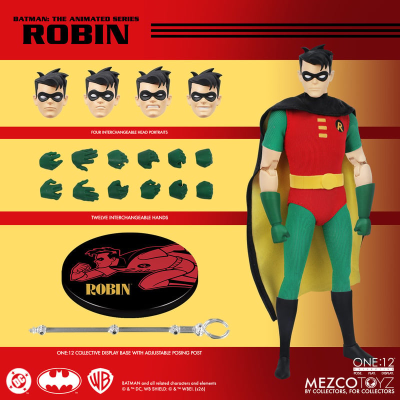 PRE-ORDER Mezco Toys - One:12 Collective - Batman: The Animated Series - Robin 1/12