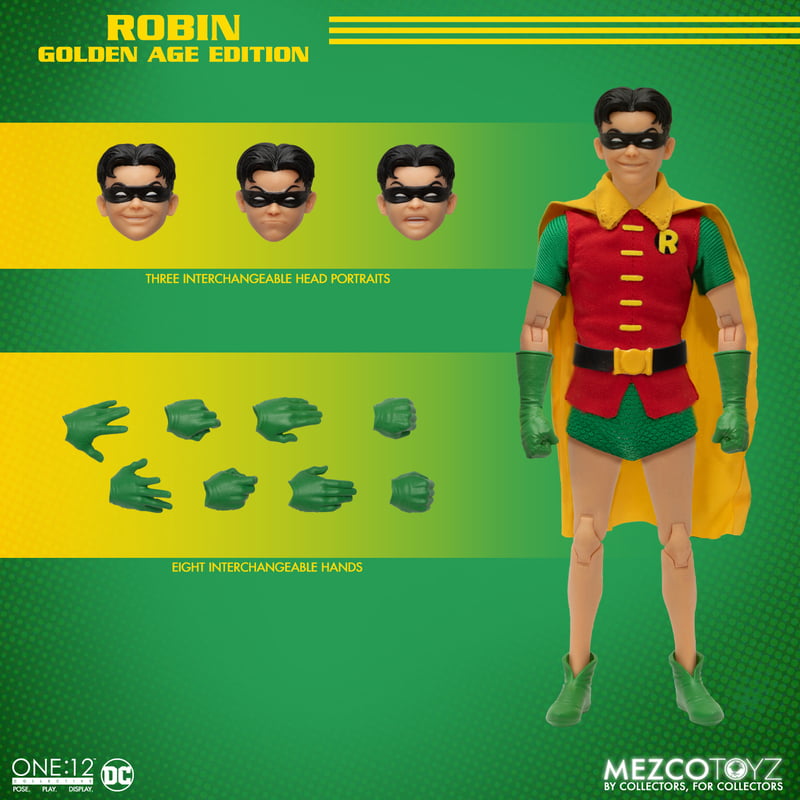 PRE-ORDER Mezco - One:12 Collective - DC Comics - Robin: Golden Age Edition