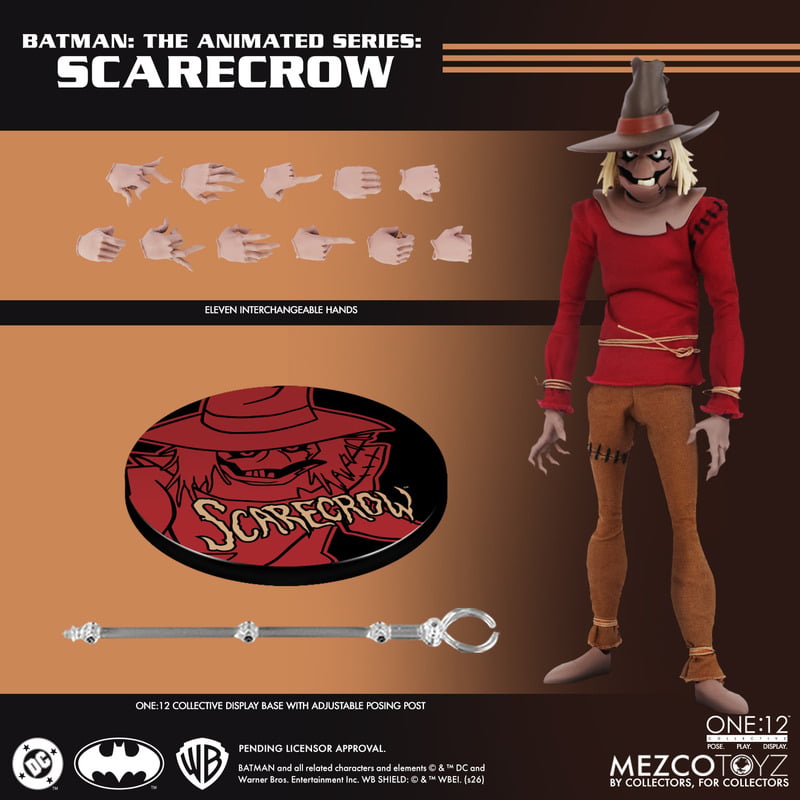 PRE-ORDER Mezco Toyz - One 12 Collective - Batman: The Animated Series - Scarecrow 1/12