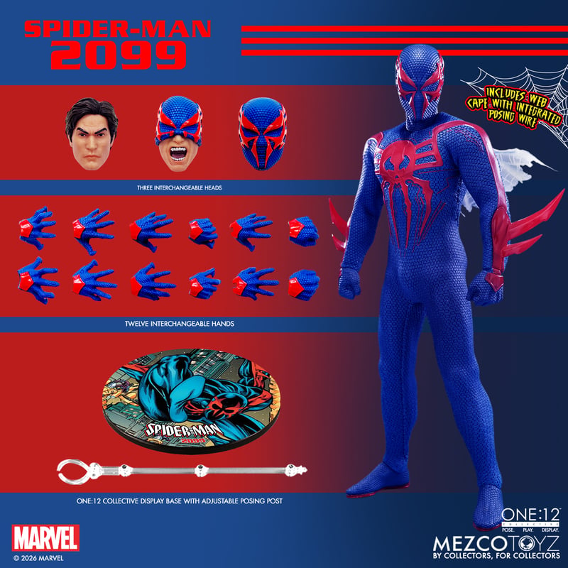 PRE-ORDER Mezco Toyz - One:12 Collective - Marvel Comics - Spider-Man 2099