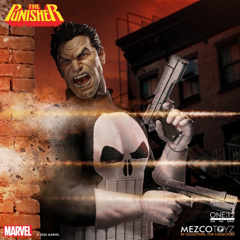 PRE-ORDER Mezco Toyz - One:12 Collective - The Punisher - Punisher 1/12