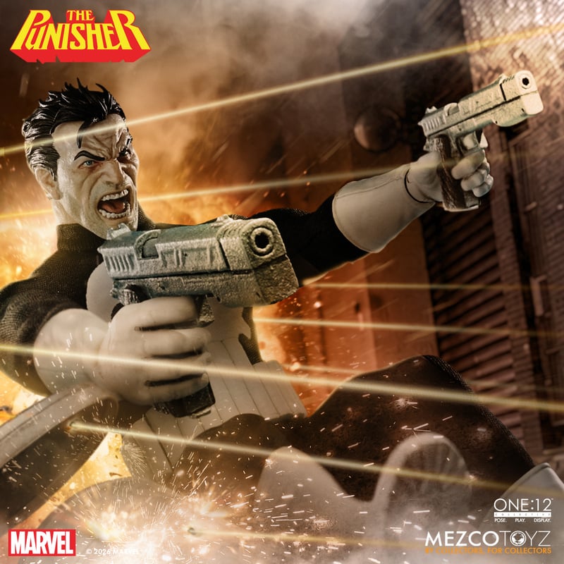 PRE-ORDER Mezco Toyz - One:12 Collective - The Punisher - Punisher 1/12
