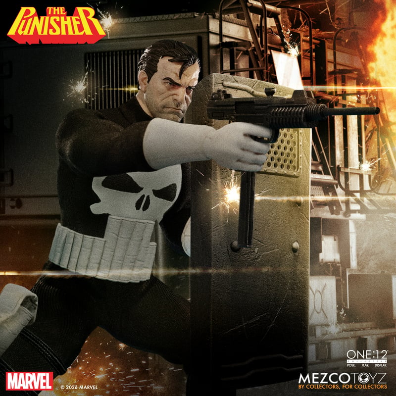 PRE-ORDER Mezco Toyz - One:12 Collective - The Punisher - Punisher 1/12