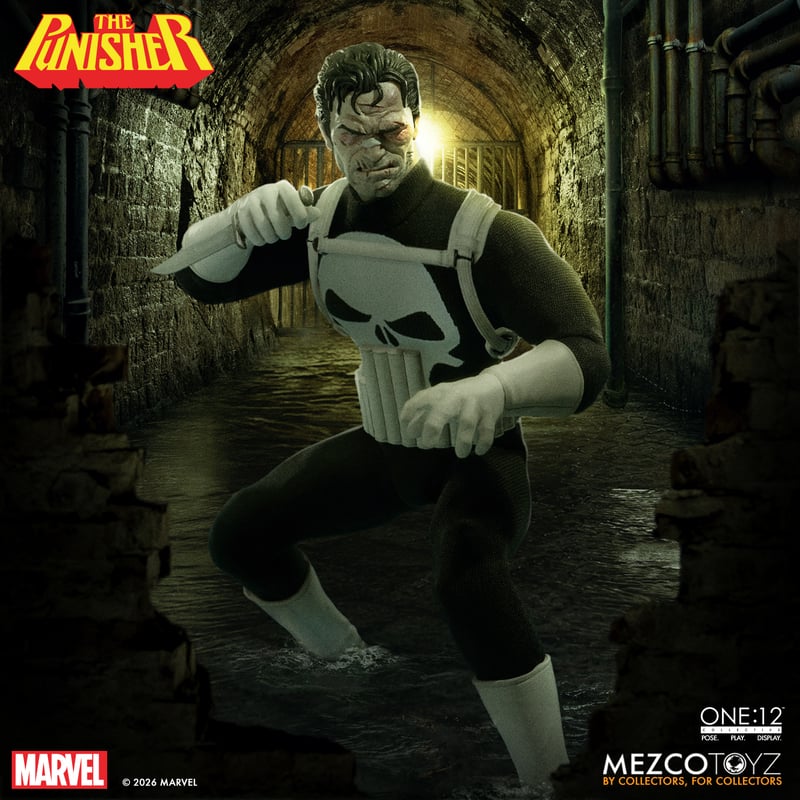 PRE-ORDER Mezco Toyz - One:12 Collective - The Punisher - Punisher 1/12