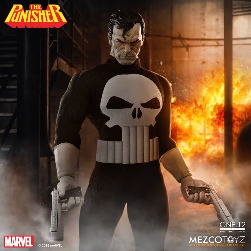 PRE-ORDER Mezco Toyz - One:12 Collective - The Punisher - Punisher 1/12