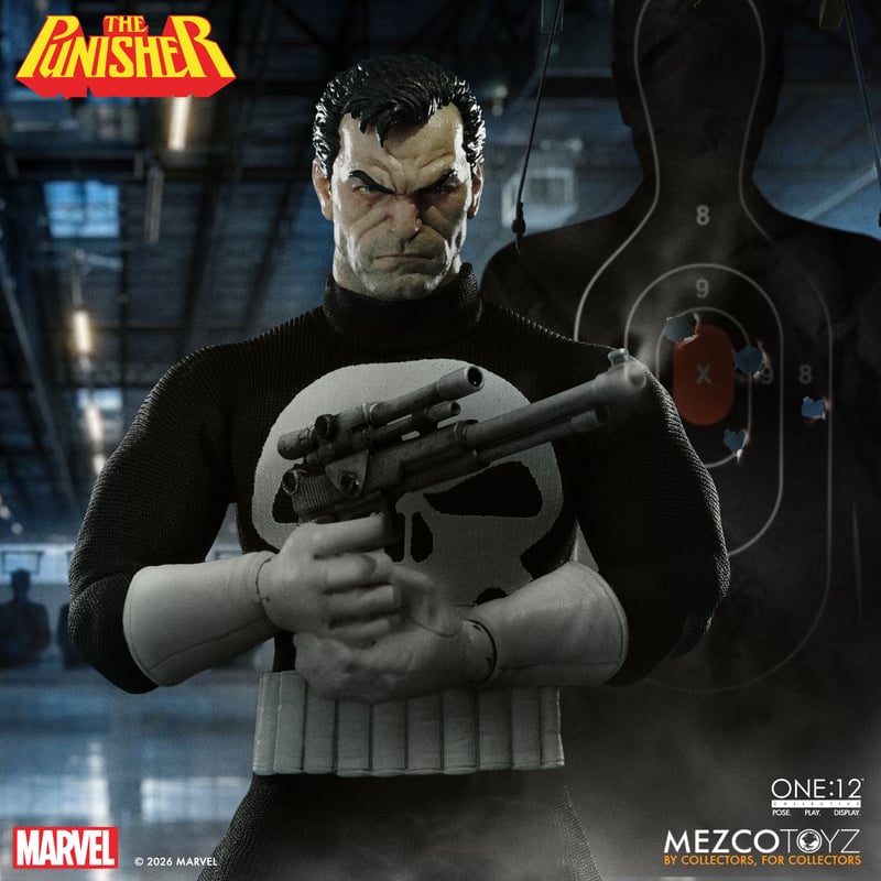 PRE-ORDER Mezco Toyz - One:12 Collective - The Punisher - Punisher 1/12