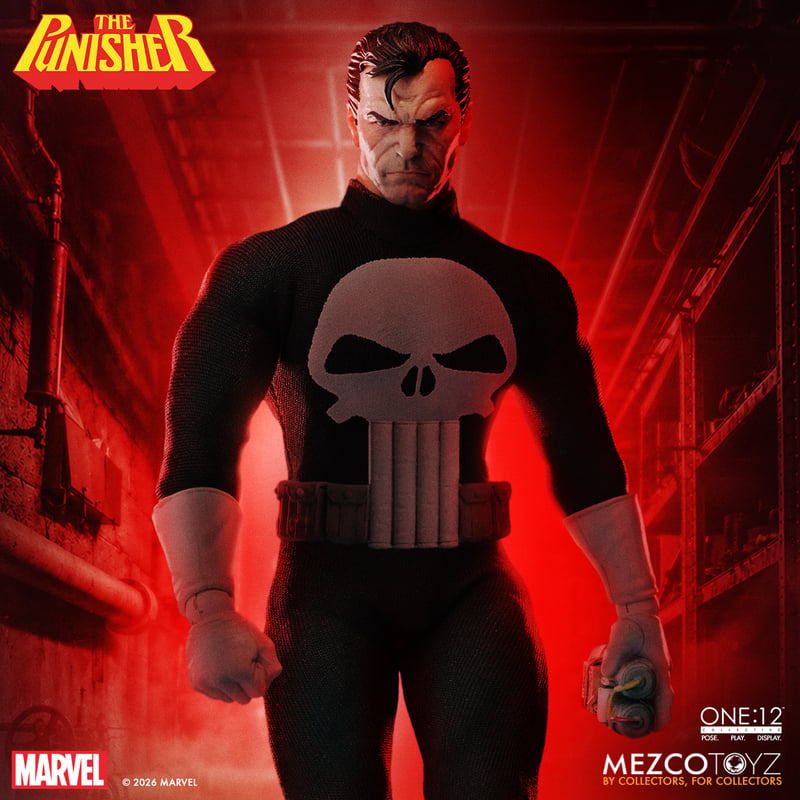 PRE-ORDER Mezco Toyz - One:12 Collective - The Punisher - Punisher 1/12