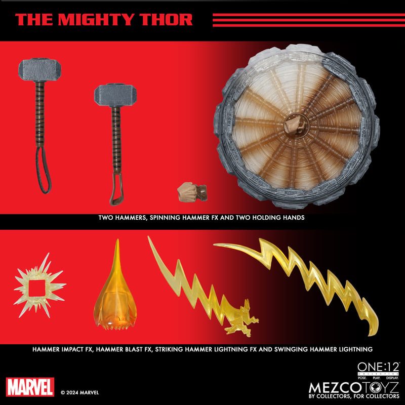 PRE-ORDER Mezco Toyz - One:12 Collective - The Mighty Thor - Thor 1/12 [JAN 2027]