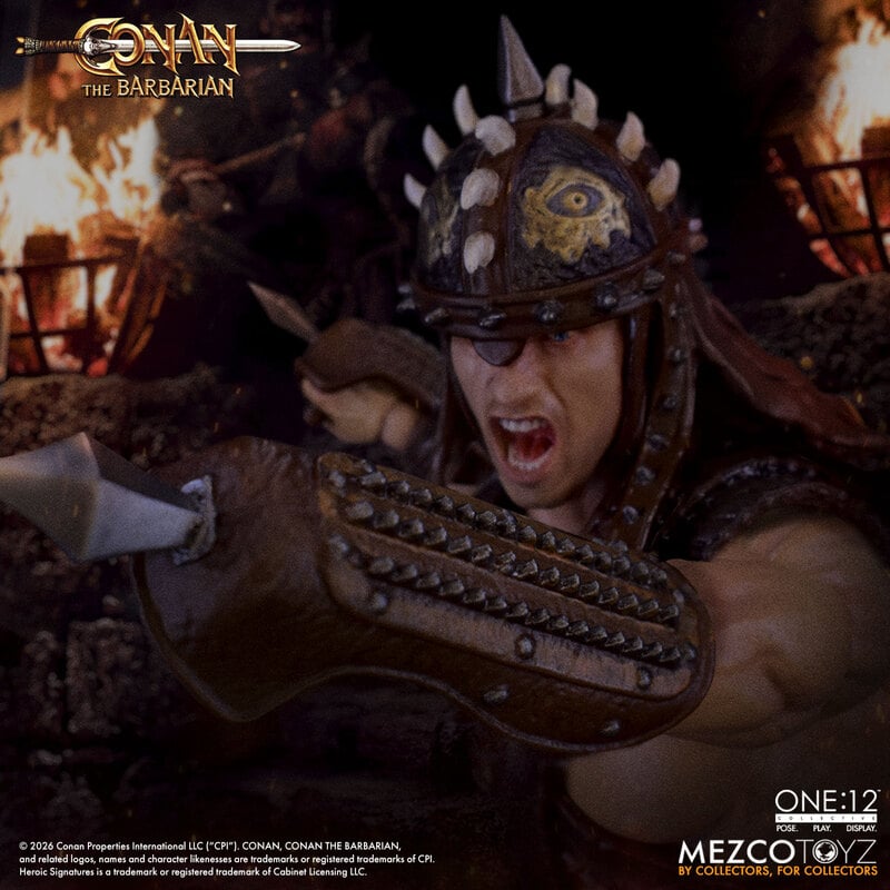 PRE-ORDER Mezco Toyz - One:12 Collective - Conan The Barbarian 1982 - Conan: Pit Fighter Edition 1/12
