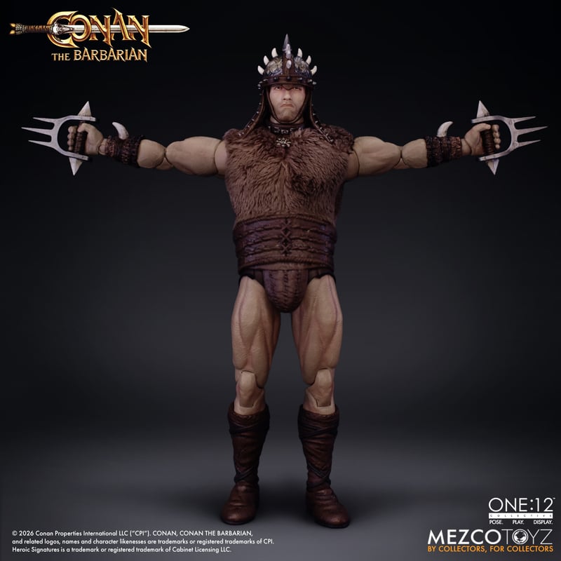 PRE-ORDER Mezco Toyz - One:12 Collective - Conan The Barbarian 1982 - Conan: Pit Fighter Edition 1/12
