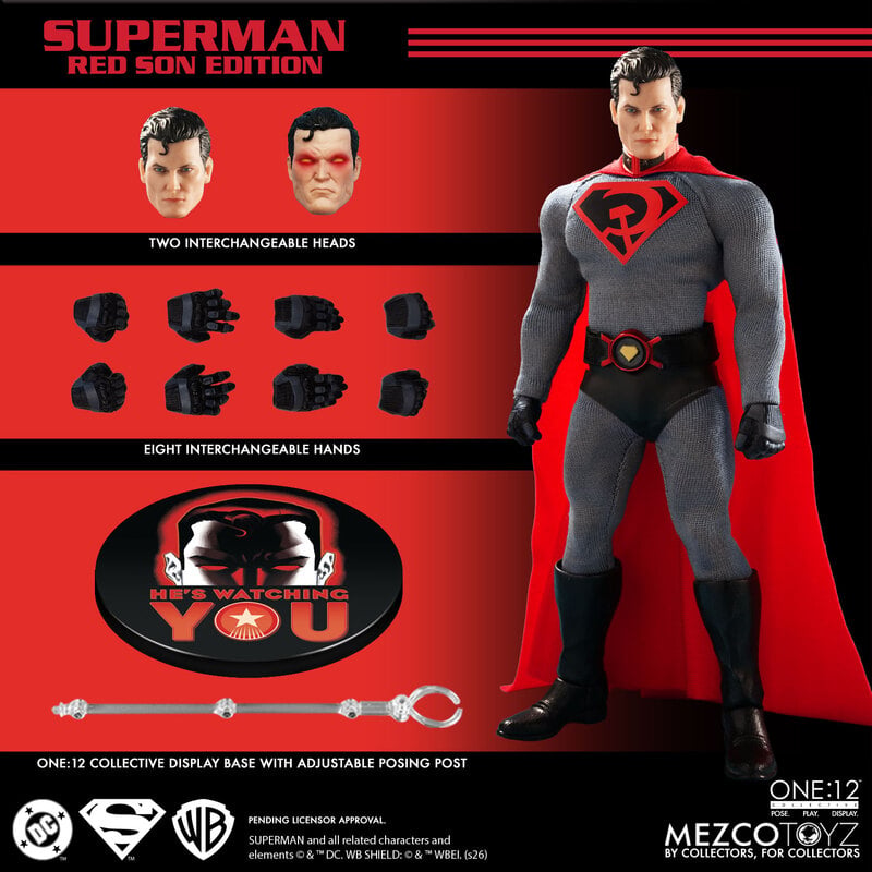 PRE-ORDER Mezco Toyz - One 12 Collective - Superman: Red Son - Superman: Red Son Edition 1/12