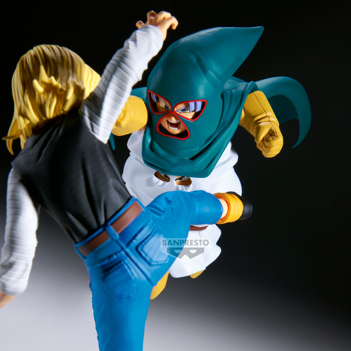 PRE-ORDER Banpresto - Dragon Ball Z Match Makers Mighty Mask: VS Android 18 VS Mr. Satan