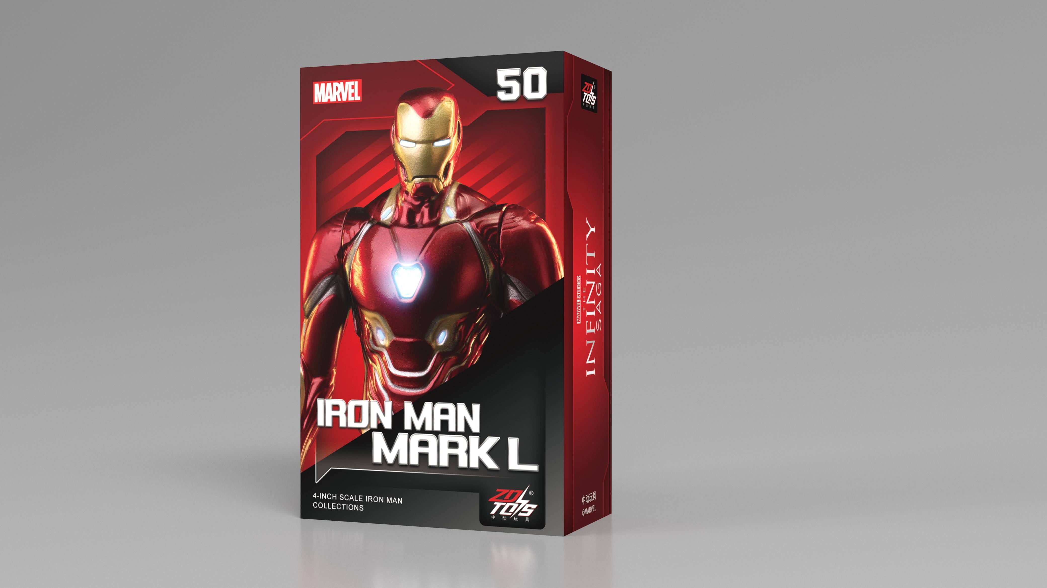 SPECIAL ORDER ZD Toys - 4-Inch Series - Iron Man 3 - Iron Man MK50 [JP]