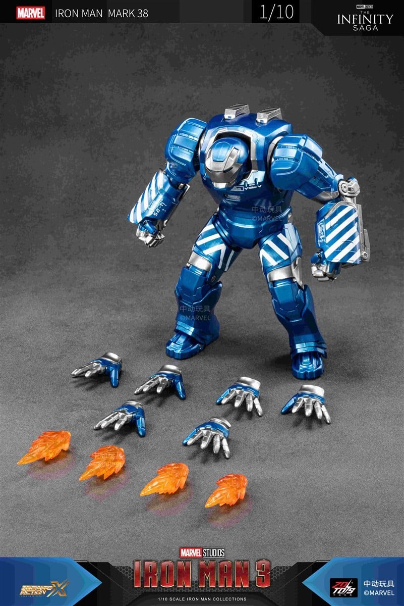 SPECIAL ORDER ZD Toys - 7 Inch X Series - Iron Man 3 - Iron Man MK38 1/10 [JP]