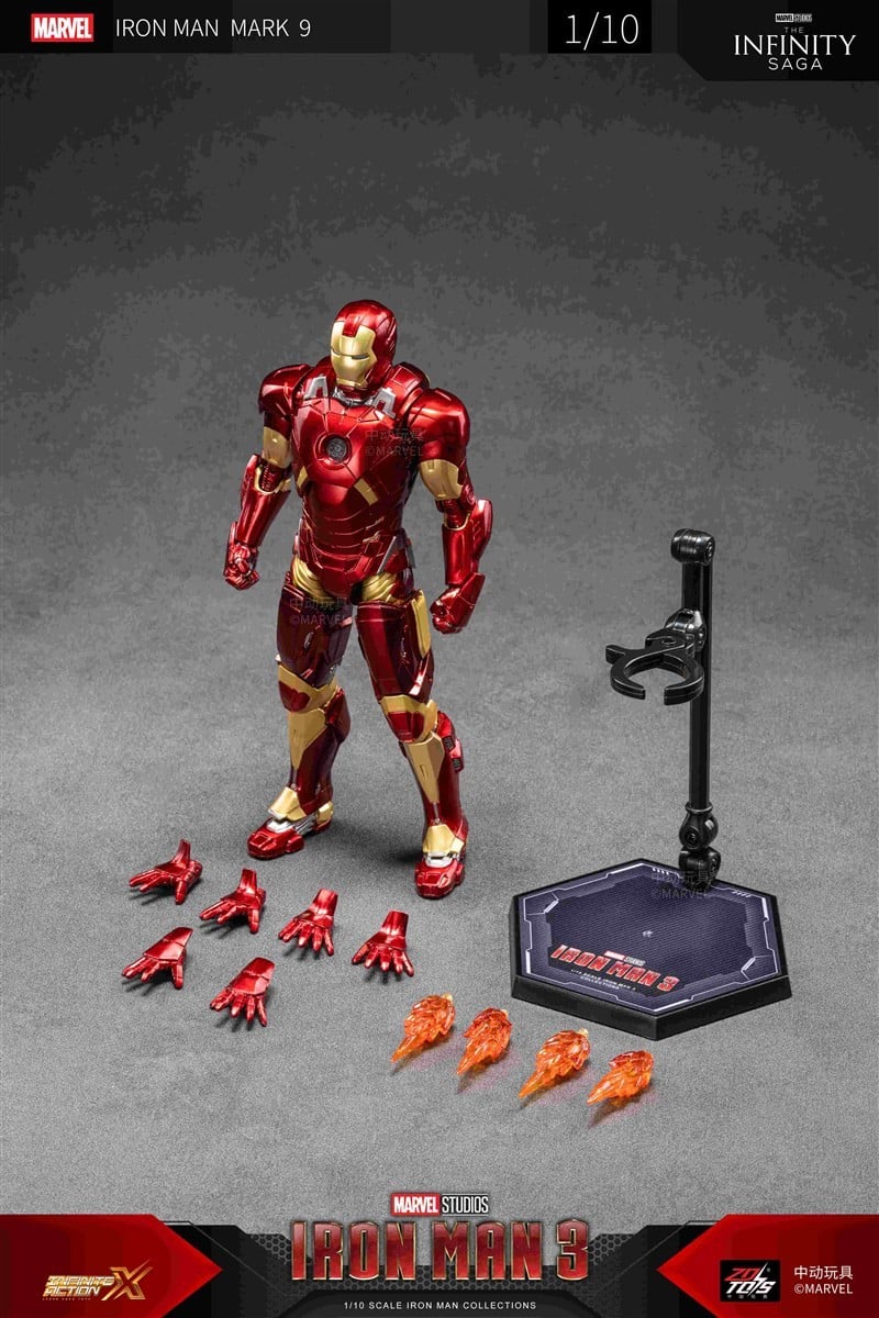 SPECIAL ORDER ZD Toys - 7 Inch X Series - Iron Man 3 - Iron Man MK9 1/10 [JP]