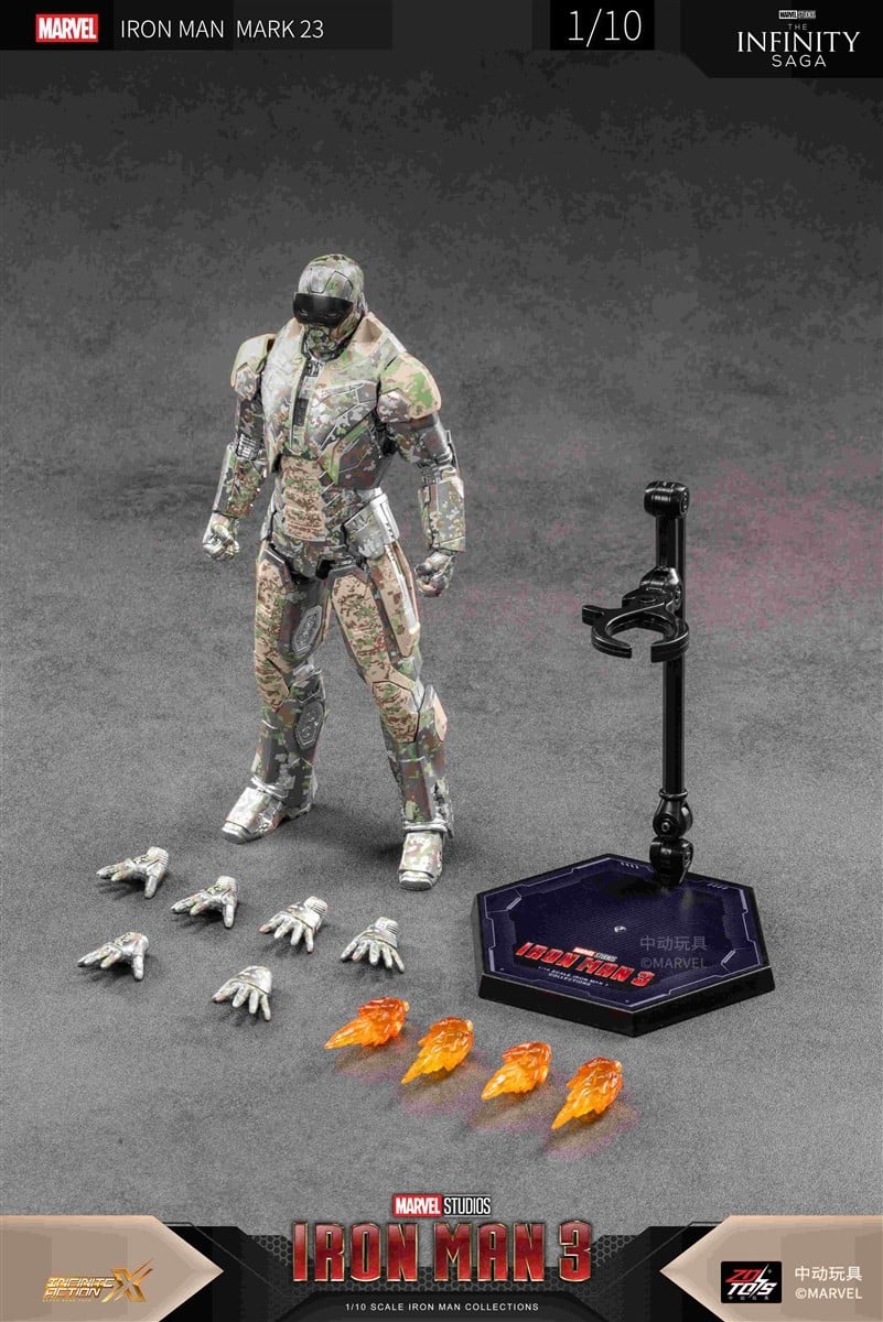 SPECIAL ORDER ZD Toys - 7 Inch X Series - Iron Man 3 - Iron Man MK23 1/10 [JP]