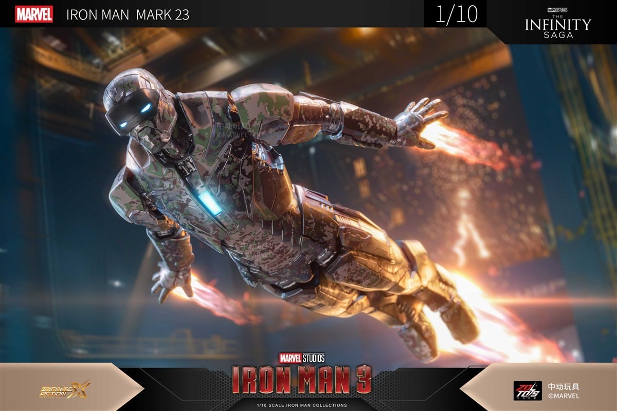SPECIAL ORDER ZD Toys - 7 Inch X Series - Iron Man 3 - Iron Man MK23 1/10 [JP]