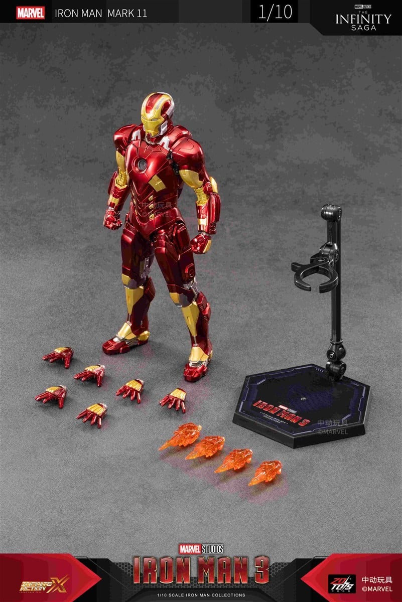 SPECIAL ORDER ZD Toys - 7 Inch X Series - Iron Man 3 - Iron Man MK11 1/10 [JP]
