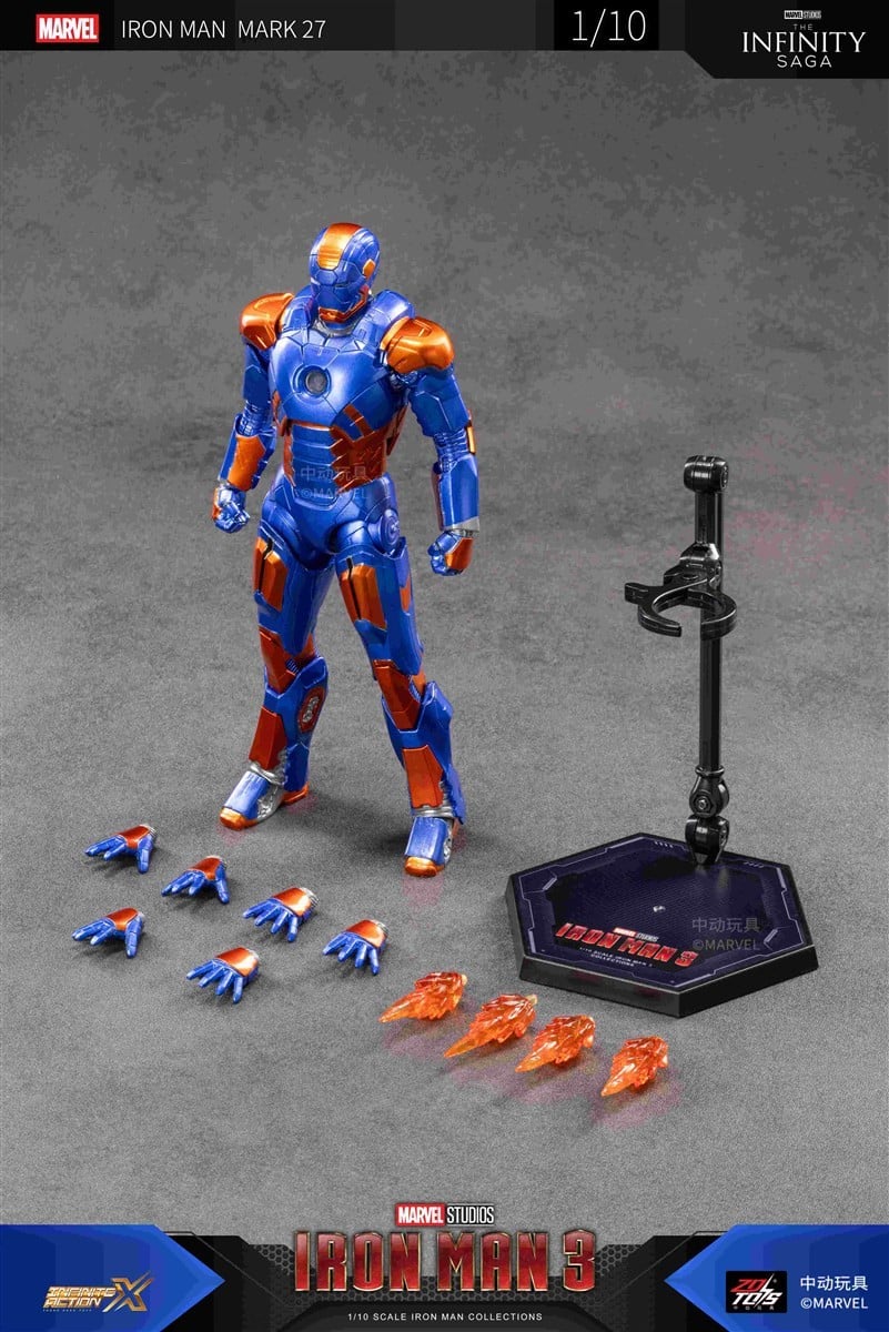 SPECIAL ORDER ZD Toys - 7 Inch X Series - Iron Man 3 - Iron Man MK27 1/10 [JP]