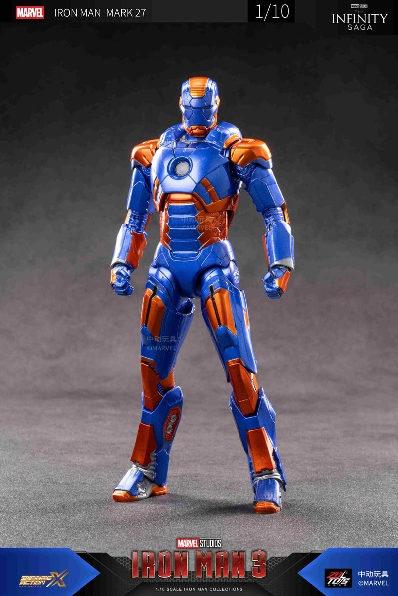 SPECIAL ORDER ZD Toys - 7 Inch X Series - Iron Man 3 - Iron Man MK27 1/10 [JP]