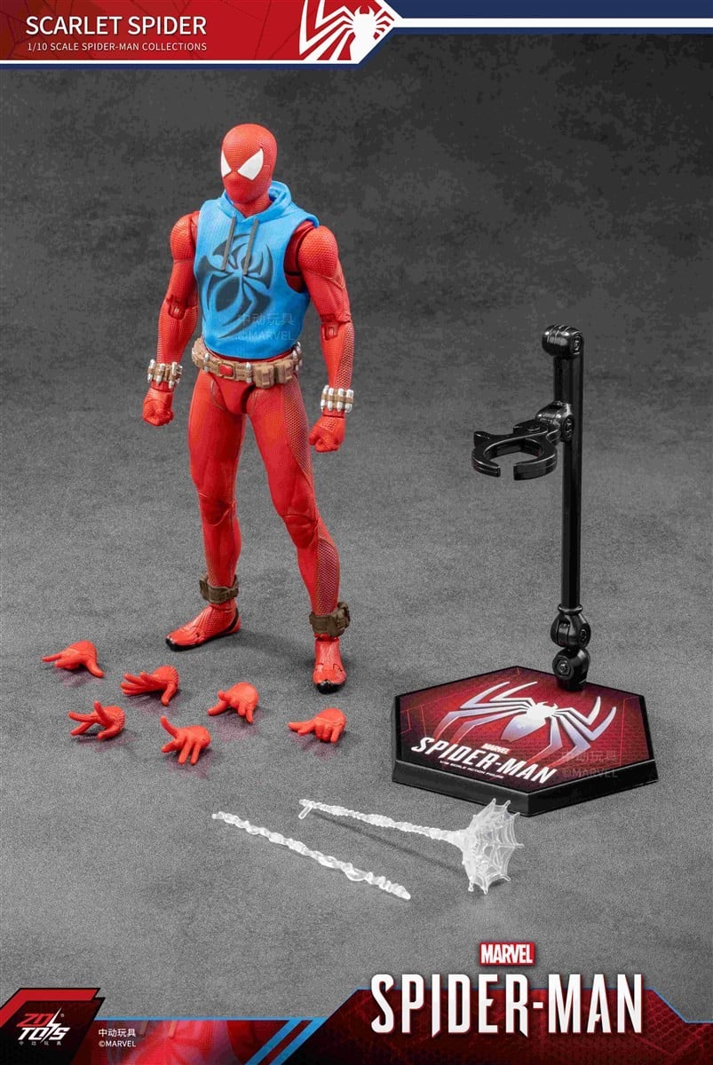 SPECIAL ORDER ZD Toys - 7 Inch X Series - Spider-Man: Across the Spider-Verse - Spider-Man: Scarlet Spider 1/10 [JP]