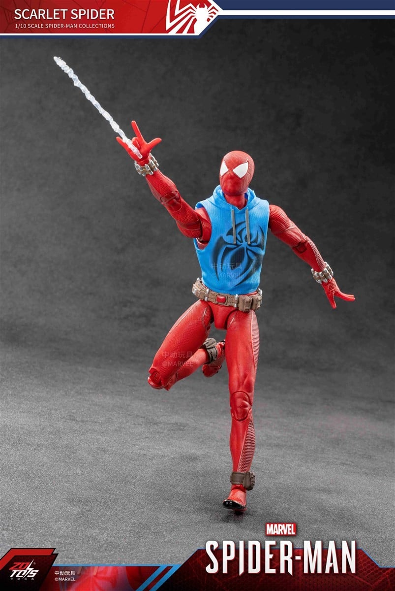 SPECIAL ORDER ZD Toys - 7 Inch X Series - Spider-Man: Across the Spider-Verse - Spider-Man: Scarlet Spider 1/10 [JP]